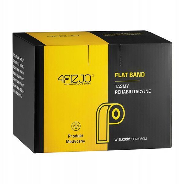 Лента-эспандер для спорта и реабилитации 4FIZJO Flat Band 30 м 2-4 кг 4FJ0102 4FJ0102 фото