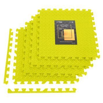 Мат-пазл (ластівчин хвіст) Cornix Mat Puzzle EVA 120 x 120 x 1 cм XR-0236 Yellow XR-0236 фото