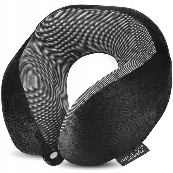 Подушка дорожня 4FIZJO 30 x 27 x 12 см Black (P-5907739319425) P-5907739319425 фото