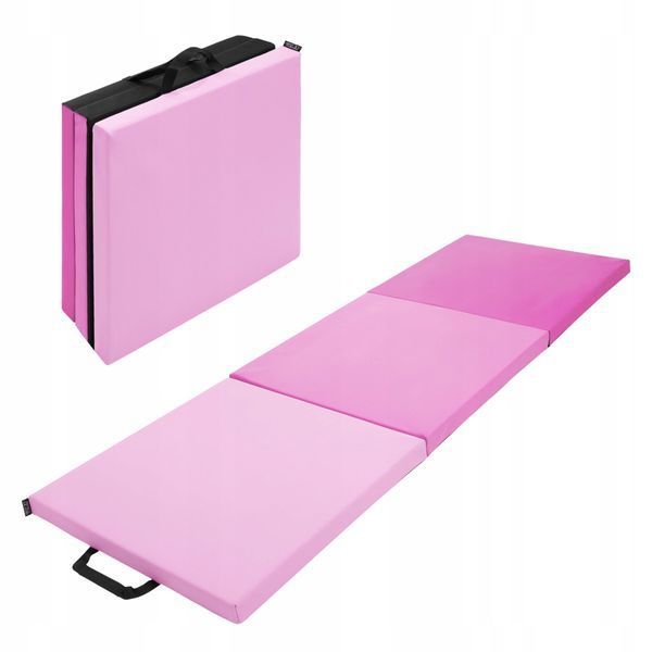 Мат гімнастичний складний 4FIZJO 180 x 60 x 5 см Pink/Light Pink (P-5907739319678) 4FJ0572 фото