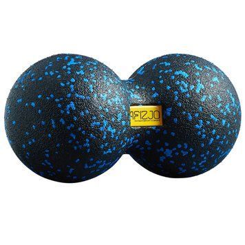 Масажний м'яч подвійний 4FIZJO EPP DuoBall 12 Black/Blue (P-5907222931349) 4FJ1349 фото