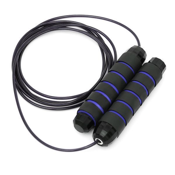 Скакалка швидкісна для кросфіту Cornix Speed Rope Classic XR-0147 Black/Blue XR-0147 фото
