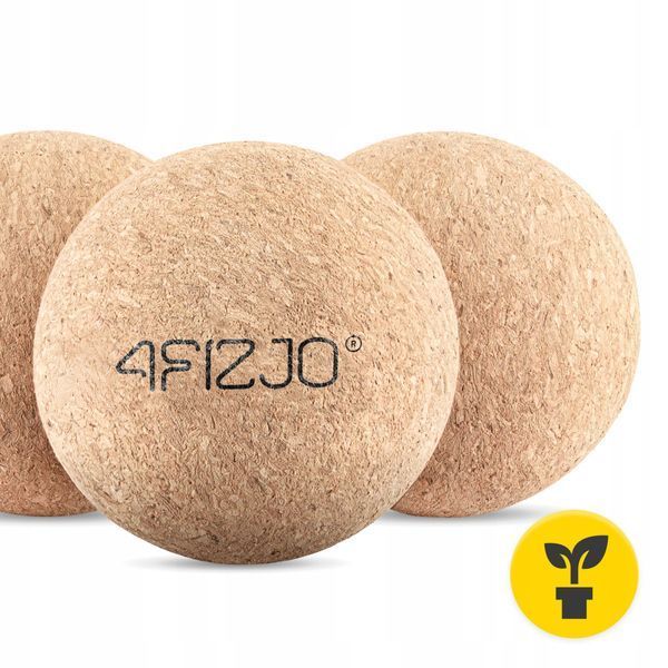 Масажний м'яч 4FIZJO Lacrosse Ball Cork 6.5 см (P-5907739319579) P-5907739319579 фото